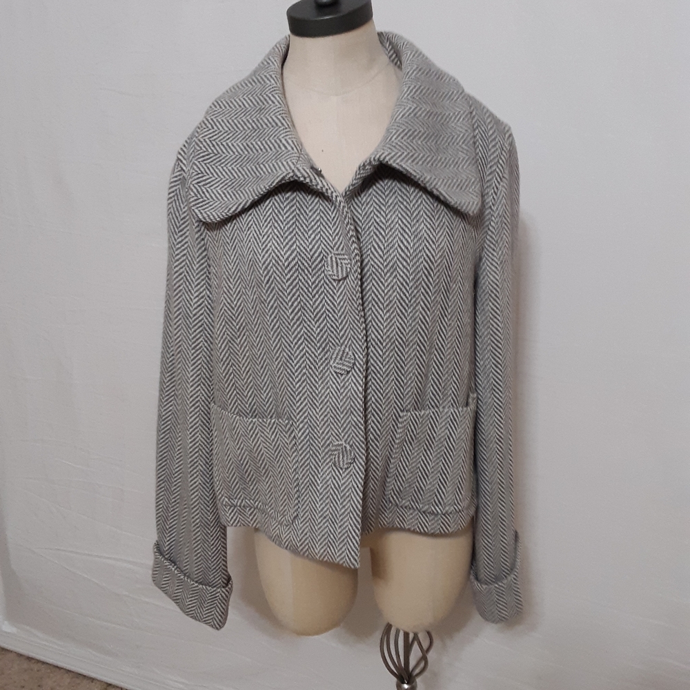 Wool Blend Blazer by Liz Claiborne SZ l EUC